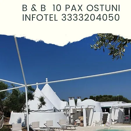 Ferienhaus Ostuni, Trullo Laveneziana Per 8 Ospiti Intera Struttura Con Piscina Esclusiva Ostuni